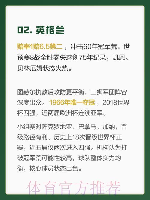 2026世界杯各队实力排行与夺冠热门全解析
