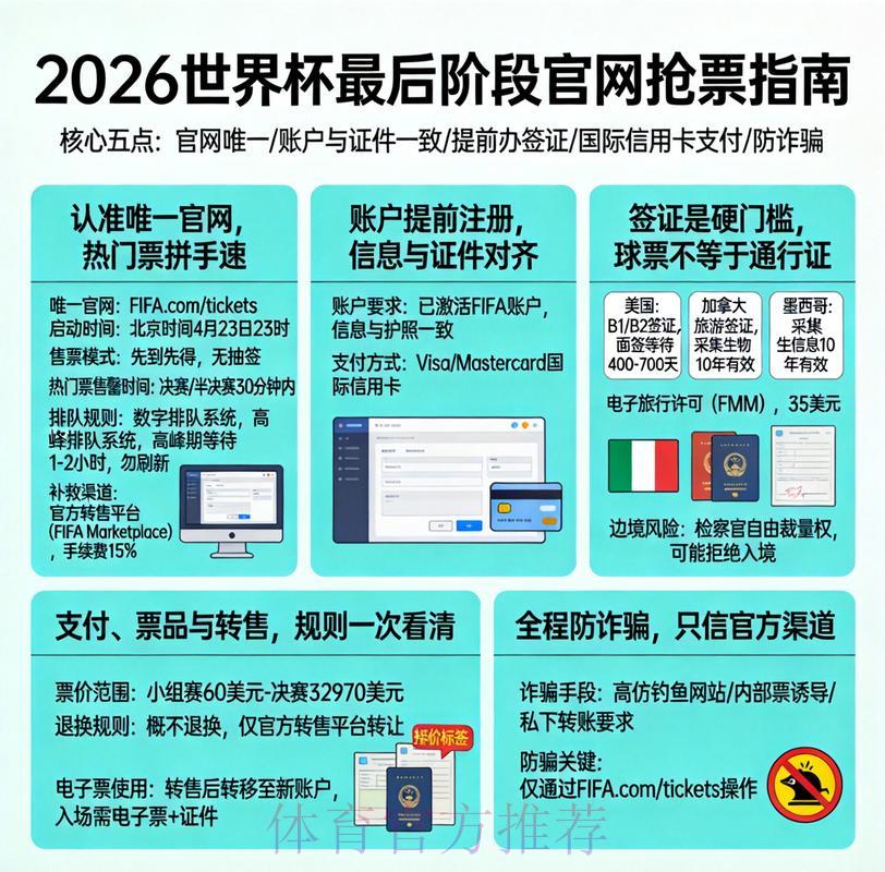 2026年世界杯官方购票安全指南